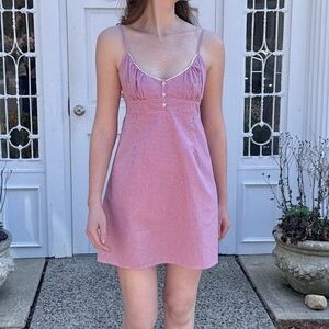 brandy melville gingham dress